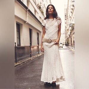 NWT Free People Cypress Lace Maxi Dress